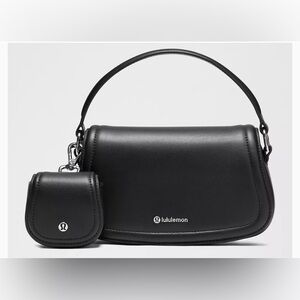 lululemon cactus leather mini bag black NWT